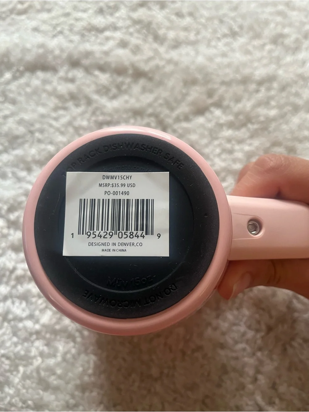 BrüMate Pink Cherry Insulated Travel Mug